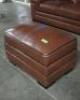 MYARS LEATHER OTTOMAN - 2