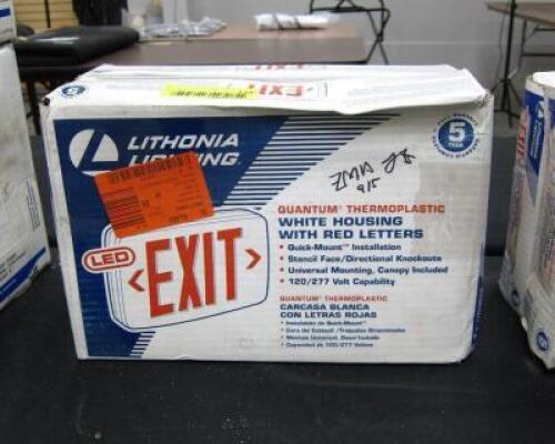 (2) - LED EXIT SIGNS