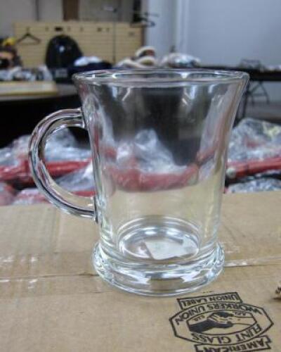6 CT. CASE OF 14 OZ. GLASS MOCHA MUGS