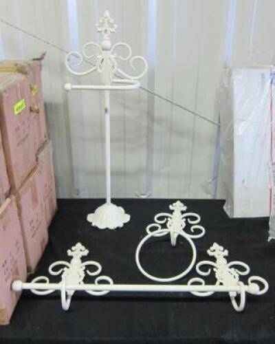 (2) - 3 PC. BATHROOM HARDWARE SETS