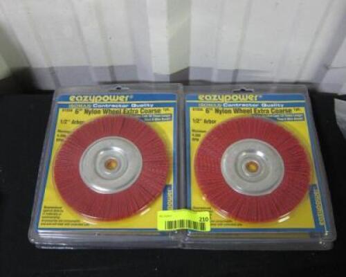(6) - NYLON WHEELS