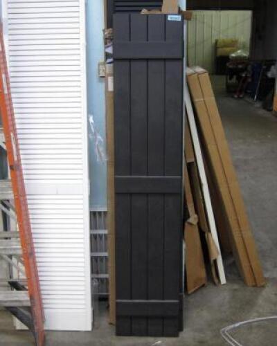 (2) - PAIRS OF WINDOW SHUTTERS