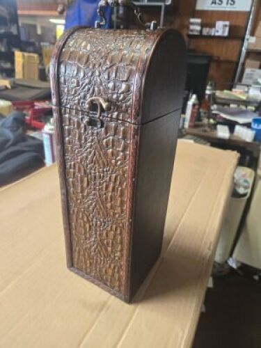 DESCRIPTION: (10) WOODEN BOXESINFORMATION: "WINE" PRINTED ON FRONTRETAIL$: $32.03 EAQTY: 10