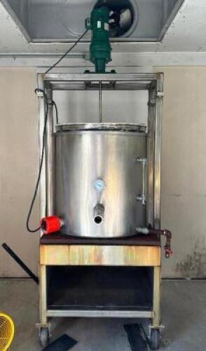 75 GAL DOUBLE BOILER WITH AGITATOR