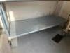 STAINLESS STEEL PREP TABLE WITH UNDERSHELF - 6