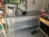STAINLESS STEEL PREP TABLE WITH UNDERSHELF - 8