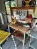 WOOD WORK BENCH WITH CONTENTS - 4