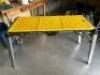 ADJUSTABLE WORK PLATFORM / BENCH WITH ELECTRIC PLUGS - 4