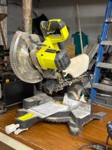 10" SLIDING COMPOUND MITER SAW WITH LASER