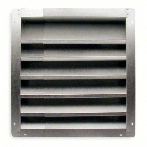 DESCRIPTION: (1) ADJUSTABLE LOUVER BRAND/MODEL: DAYTON #3C975 INFORMATION: FLANGED, SURFACE MOUNT, GALVANIZED STEEL SIZE: 40 IN H, 40 IN W, RETAIL$: $