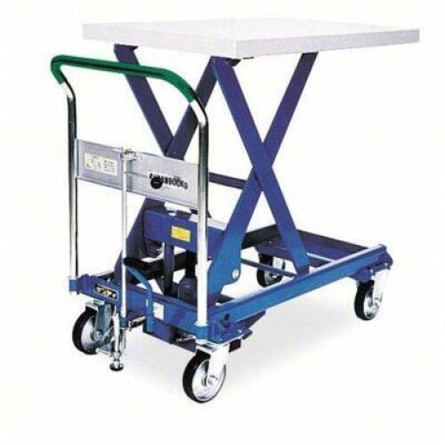 DESCRIPTION: (1) MANUAL MOBILE SCISSOR-LIFT TABLE BRAND/MODEL: SOUTHWORTH #4YZ97 INFORMATION: 1,760 LB LOAD CAPACITY SIZE: 39 3/8 IN X 23 1/2 IN PLATF