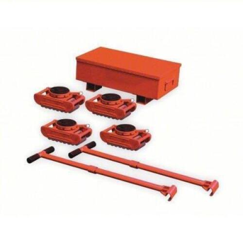 DESCRIPTION: (1) ROLLER SKATE KIT, MACHINE ROLLER KITBRAND/MODEL: DAYTON #2MPR1INFORMATION: 33,000 LB CAPACITY,&nbsp;(1) Case, (2) Handles, (4) 8250 Capacity&nbsp;RollersSIZE: 5 IN DECK HT, 5 3/4 IN X 5 3/4 INRETAIL$: $2688.27 EAQTY: 1