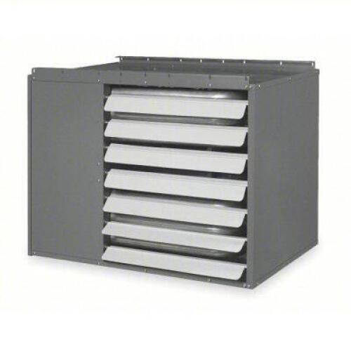 DESCRIPTION: (1) GAS WALL AND CEILING UNIT HEATER BRAND/MODEL: DAYTON #2RYV3 INFORMATION: 105,000 BTUH HEATING CAPACITY INPUT, PROPELLER RETAIL$: $182