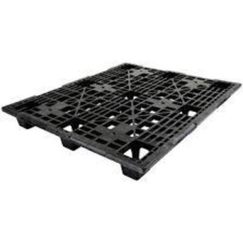 DESCRIPTION: (1) SHIPPING PALLET INFORMATION: BLACK, PLASTIC, SLIGHT DAMAGE, MUST COME INSPECT SIZE: APPROX 40" X 42" RETAIL$: $155.00 EA QTY: 1
