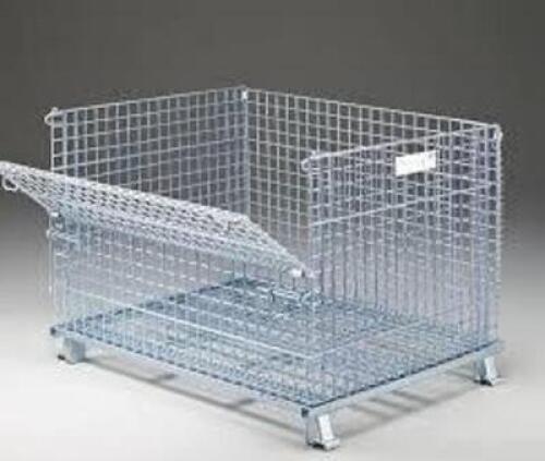 DESCRIPTION: (1) COLLAPSIBLE WIRE CAGEBRAND/MODEL: NASHVILLE #0872995BINFORMATION: BLACK, STEEL, WIRE, FOLDABLESIZE: APPROX 38" X 28" X 29"RETAIL$: $545.00 EAQTY: 1