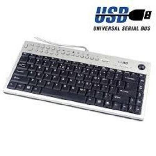 DESCRIPTION: (5) MULTIMEDIA TRACKBALL KEYBOARD BRAND/MODEL: SCORPIUS #K3NT-U INFORMATION: BLACK AND SILVER RETAIL$: $69.99 EA QTY: 5