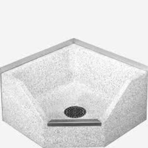 DESCRIPTION: (1) CORNER SHOWER FLOOR BRAND/MODEL: ACORN #TNC-24 SIZE: 24" X 24" X 12" RETAIL$: $533.23 EA QTY: 1