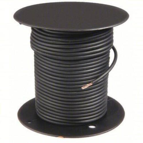 DESCRIPTION: (2) SPOOLS OF PRIMARY AUTOMOTIVE WIRE BRAND/MODEL: GROTE #34GA60 INFORMATION: GPT, 1 CONDUCTOR, 14 AWG, BLACK, 60 V VOLT, SAE J1128 SIZE: