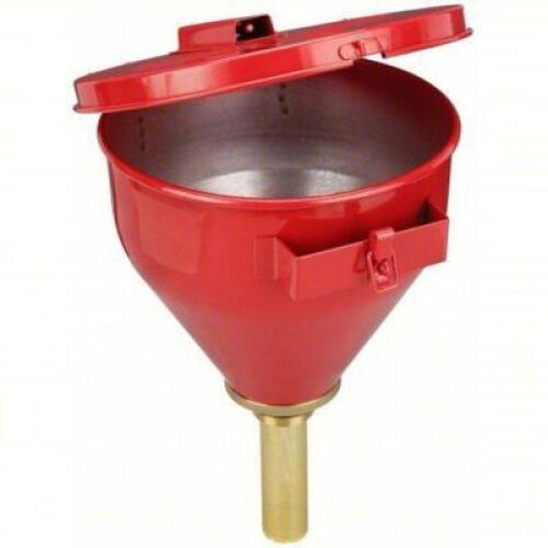 DESCRIPTION: (1) SAFETY DRUM FUNNEL BRAND/MODEL: PRODUCT NUMBER #3AM06 INFORMATION: SELF CLOSING, RED / RED, STEEL RETAIL$: $454.11 EA QTY: 1