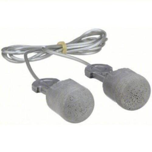 DESCRIPTION: (1) CASE OF (100) CORDED EAR PLUGS BRAND/MODEL: 3M #6ANU4 INFORMATION: CYLINDER, 29 DB NRR, GEN PURPOSE, CORDED, REUSABLE, PUSH-IN SIZE: