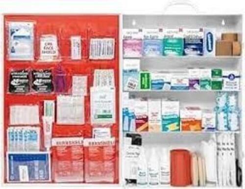 DESCRIPTION: (1) FIRST AID WALL MOUNT KIT BRAND/MODEL: FIRST AID RAPID COMFORT INFORMATION: WALL ENCLOSURE, FILLED, MUST COME INSPECT RETAIL$: $282.00