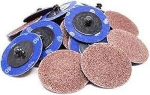 DESCRIPTION: (3) BOXES OF (50) QUICK CHANGE TS DISCS BRAND/MODEL: STANDARD ABRASIVES #522452 INFORMATION: ALUMINUM OXIDE SIZE: 2" RETAIL$: $179.67 EA