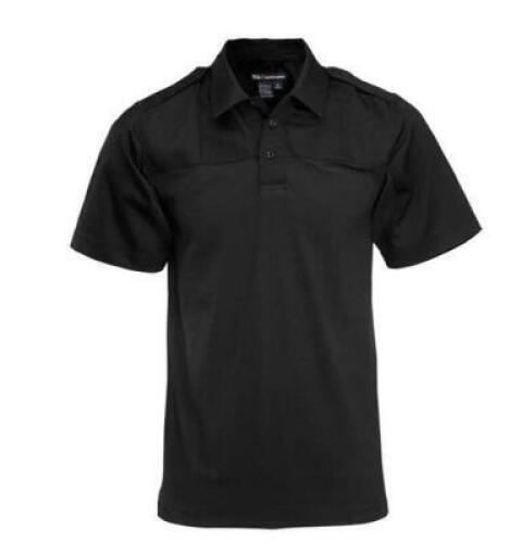 DESCRIPTION: (3) TACTICAL POLO SHIRT BRAND/MODEL: PROPPER #599V05 INFORMATION: BLACK, MENS ICE PERFORMANCE, SHORT SLEEVE, "NDCS" LOGO SIZE: X LARGE RE