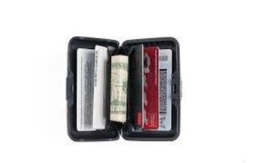 DESCRIPTION: (1) CASE OF APPROX (50) METAL WALLETS BRAND/MODEL: ARMORED WALLET INFORMATION: RED WITH TREE DESIGN QTY: 1