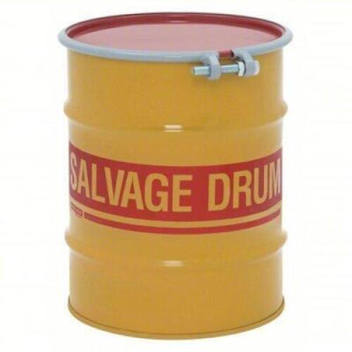 DESCRIPTION: (1) SALVAGE DRUM BRAND/MODEL: PRODUCT NUMBER #4GY33 INFORMATION: STEEL, LEVER LOCK RING, 20 GA / 20 GA / 20 GA, SALVAGE DRUM SIZE: 10 GAL