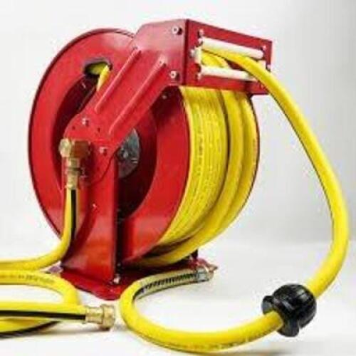 DESCRIPTION: (1) SPRING RETURN HOSE REEL BRAND/MODEL: REELCRAFT INFORMATION: RED, MUST COME IN AND INSPECT RETAIL$: $701.14 EA QTY: 1