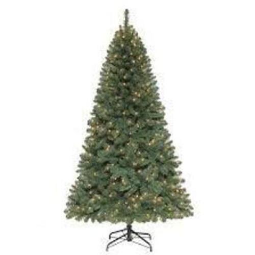 DESCRIPTION: (1) ARTIFICIAL CHRISTMAS TREE, PRE-LIT BRAND/MODEL: HOLIDAY TIME INFORMATION: CLEAR LIGHTS, PINE TREE SIZE: 6.5' RETAIL$: $39.00 EA QTY: