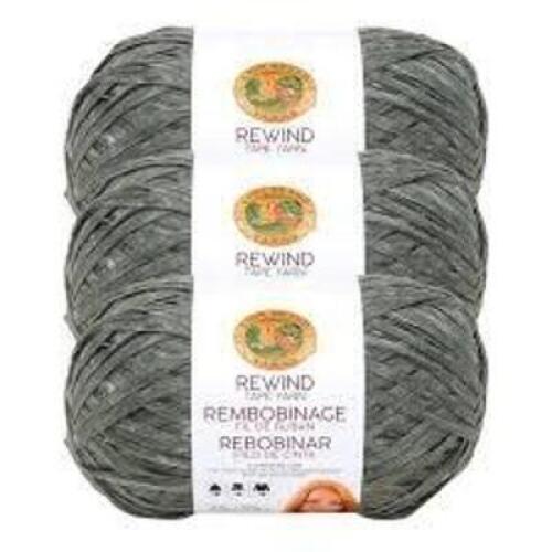 DESCRIPTION: (3) ROLLS OF YARN BRAND/MODEL: REWIND TAPE YARN INFORMATION: TWEEDS, GREEN SIZE: 3.5 OZ X 219 YDS RETAIL$: $24.99 TOTAL QTY: 3