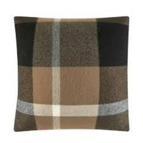 DESCRIPTION: (1) THROW PILLOW INFORMATION: BUFFALO CHECK, BROWN AND BLACK RETAIL$: $26.00 EA QTY: 1