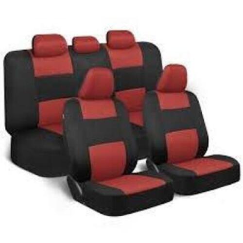DESCRIPTION: (1) SET OF CAR SEAT COVERS BRAND/MODEL: CAR XS #OS 309 TC INFORMATION: TERRA COTTA AND BLACK, MUST COME IN AND INSPECT RETAIL$: $31.40 EA