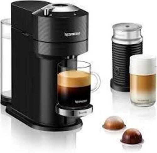 DESCRIPTION: (1) ESPRESSO MAKER BRAND/MODEL: NESPRESSO VERTUO NEXT INFORMATION: BLACK RETAIL$: $199.99 EA QTY: 1