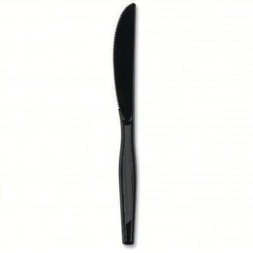 DESCRIPTION: (1) CASE OF (1000) PLASTIC BUTTER KNIVES BRAND/MODEL: DIXIE #51VM12 INFORMATION: BLACK, PLASTIC, DISPOSABLE RETAIL$: $21.99 EA QTY: 1