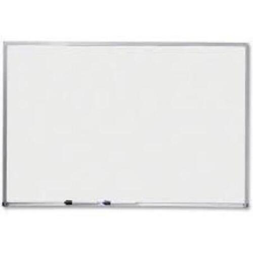 DESCRIPTION: (1) DRY ERASE BOARD INFORMATION: ALUMINUM FRAME SIZE: APPROX 2' X 3' RETAIL$: $50.00 EA QTY: 1