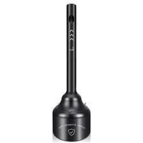 DESCRIPTION: (1) CIGARETTE DISPOSAL RECEPTACLE BRAND/MODEL: MAGIC MASTER # INFORMATION: BLACK, SPLIT POLE RETAIL$: $74.70 EA QTY: 1