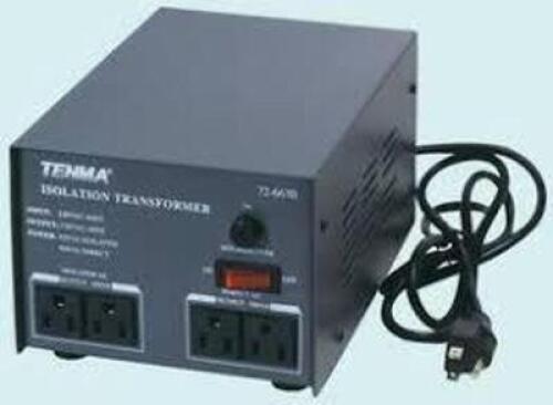 DESCRIPTION: (1) ISOLATION TRANSFORMER BRAND/MODEL: TENMA #72-6670A QTY: 1