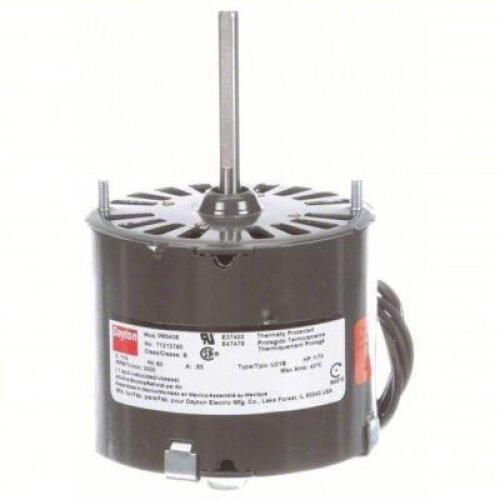 DESCRIPTION: (1) MOTOR BRAND/MODEL: DAYTON #3M540 INFORMATION: STUD, SHADED POLE, SINGLE PHASE, 1/70 HP, 3,000 RPM, 3.3 FRAME SIZE, 115V AC, B RETAIL$