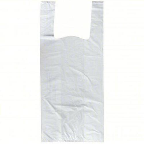 DESCRIPTION: (1) BOX OF (2000) T-SHIRT BAGS BRAND/MODEL: PRODUCT NUMBER #5DUP2 INFORMATION: WHITE, PLASTIC SIZE: 19" X 10" X 5" RETAIL$: $73.22 EA QTY