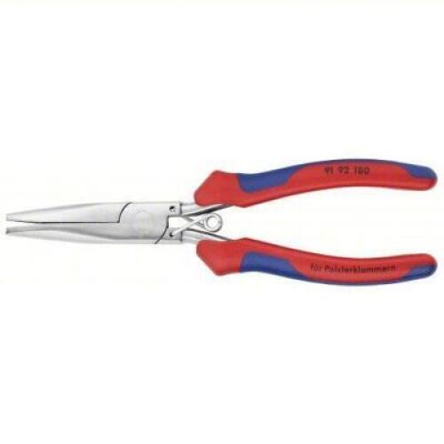 DESCRIPTION: (2) HOG RING PLIERS BRAND/MODEL: KNIPEX #54JD50 INFORMATION: ERGONOMIC HANDLE, DELUXE CUSHION GRIP, HOG RINGS, 6 - 8 IN SIZE: 7 1/4 IN OV