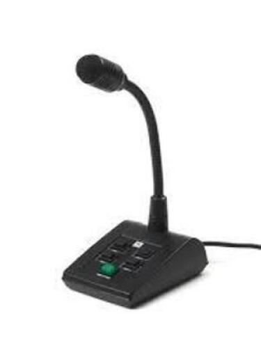 DESCRIPTION: (1) PAGING MICROPHONE BRAND/MODEL: JBL #JBLCSPM4 INFORMATION: 4 ZONE RETAIL$: $119.95 EA QTY: 1