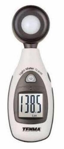 DESCRIPTION: (4) LIGHT METER BRAND/MODEL: TENMA #72-9195 INFORMATION: MUST COME INSPECT FOR MORE DETAILS RETAIL$: $34.51 EA QTY: 4