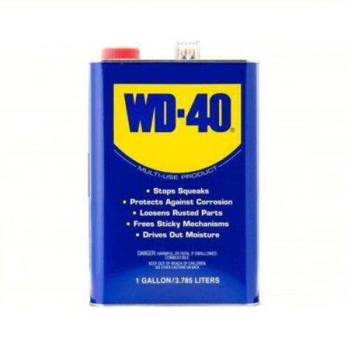 DESCRIPTION: (1) WD-40 GENERAL PURPOSE LUBRICANT BRAND/MODEL: WD40 490118 SIZE: 1 GALLON RETAIL$: 49.8 QTY: 1