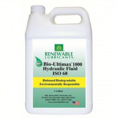 DESCRIPTION: (1) HYDRAULIC OIL BRAND/MODEL: RENEWABLE LUBRICANTS 2NMW3 SIZE: 1GAL RETAIL$: 74.08 QTY: 1