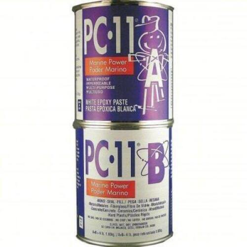 DESCRIPTION: (1) 2-PART OFF WHITE EPOXY PASTE BRAND/MODEL: PC PRODUCTS 4AUW4 SIZE: 4LB RETAIL$: 85.79 QTY: 1