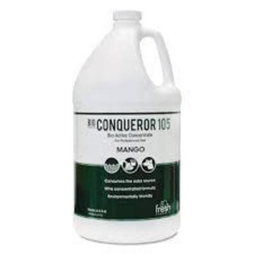DESCRIPTION: (2) BIO-ACTIVE CLEANER DEODORIZER DISINFECTANT BRAND/MODEL: BIO CONQUEROR 105 SIZE: 1 GAL RETAIL$: 34.73 QTY: 2
