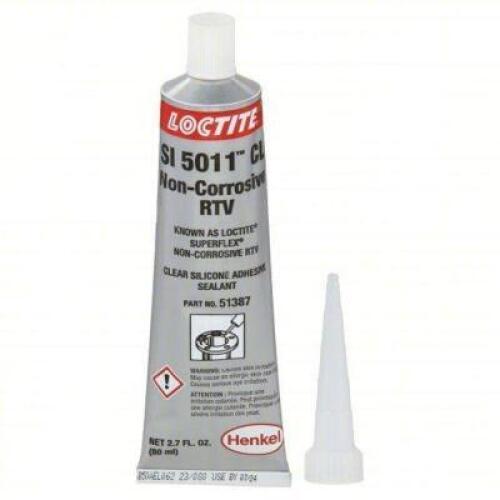 DESCRIPTION: (6) CLEAR SILICONE SEALANT BRAND/MODEL: LOCTITE 234323 SIZE: 3 OZ RETAIL$: 167.57 QTY: 6