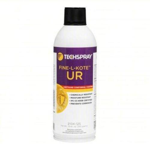 DESCRIPTION: (4) URETHANE CONFORMAL COAT BRAND/MODEL: TECHSPRAY 2104 12S SIZE: 12OZ RETAIL$: 51.62 QTY: 4